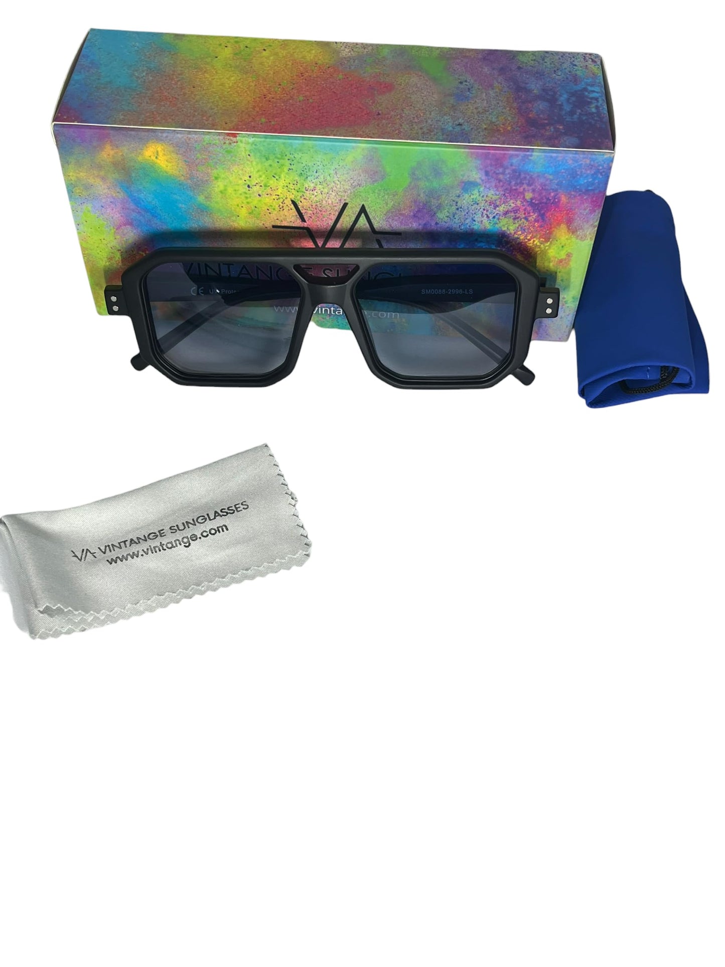 Vintange Sunglasses Occhiali da sole modello MONTATURA SPESSA DOPPIA OVALE GRANDI OVERSIZE UV400 AVATORE MAXI MASCHERINA TIPO PRESOL VALLION anche sci e snowbord