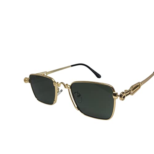 0026. Vintange Sunglasses OCCHIALI DA SOLE MONTATURA METALLO ORO BRONZO NERO CANNA DI FUCILE INTARSI ACCORGIMENTI PARTICOLARI NUOVI MODA ESTATE 2023