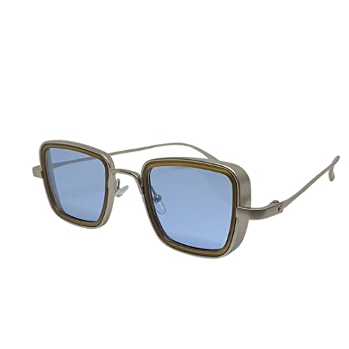 0025. Vintange Sunglasses OCCHIALI DA SOLE MONTATURA METALLO ELENGANT ELEGANTE LEGGERI QUADRATI PROTEZIONE RAGGI UV