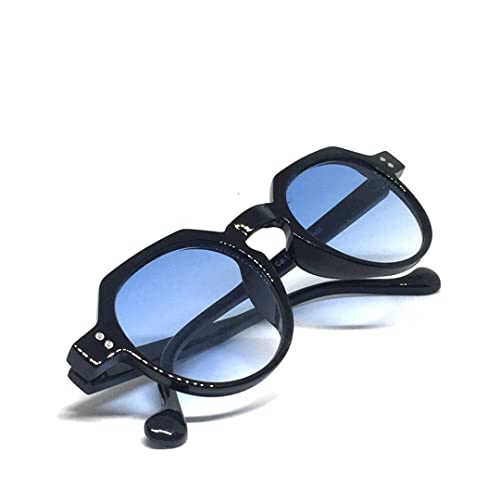 0036. Vintange Sunglasses OCCHIALI DA SOLE TONDI CON BORDO PER DONNA UOMO MODA RETRO' ANNIN 90 PROTEZIONE UV 400 UVA CORNICE MONTATURA TONDA