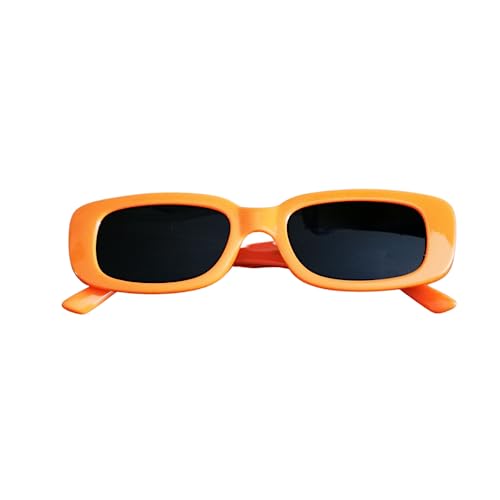 0032. Vintange Sunglasses OCCHIALI DA SOLE RETTANGOLARE PER DONNA UOMO MODA RETRO' ANNIN 90 PROTEZIONE UV 400 UVA CORNICE QUADRATA