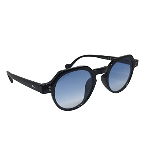 0036. Vintange Sunglasses OCCHIALI DA SOLE TONDI CON BORDO PER DONNA UOMO MODA RETRO' ANNIN 90 PROTEZIONE UV 400 UVA CORNICE MONTATURA TONDA