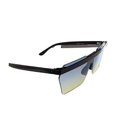 008 .VINTANGE SUNGLASSES OCCHIALI DA SOLE LENTI SBORDATE SQUADRATO UNISEX UV400 NOVITA 2022