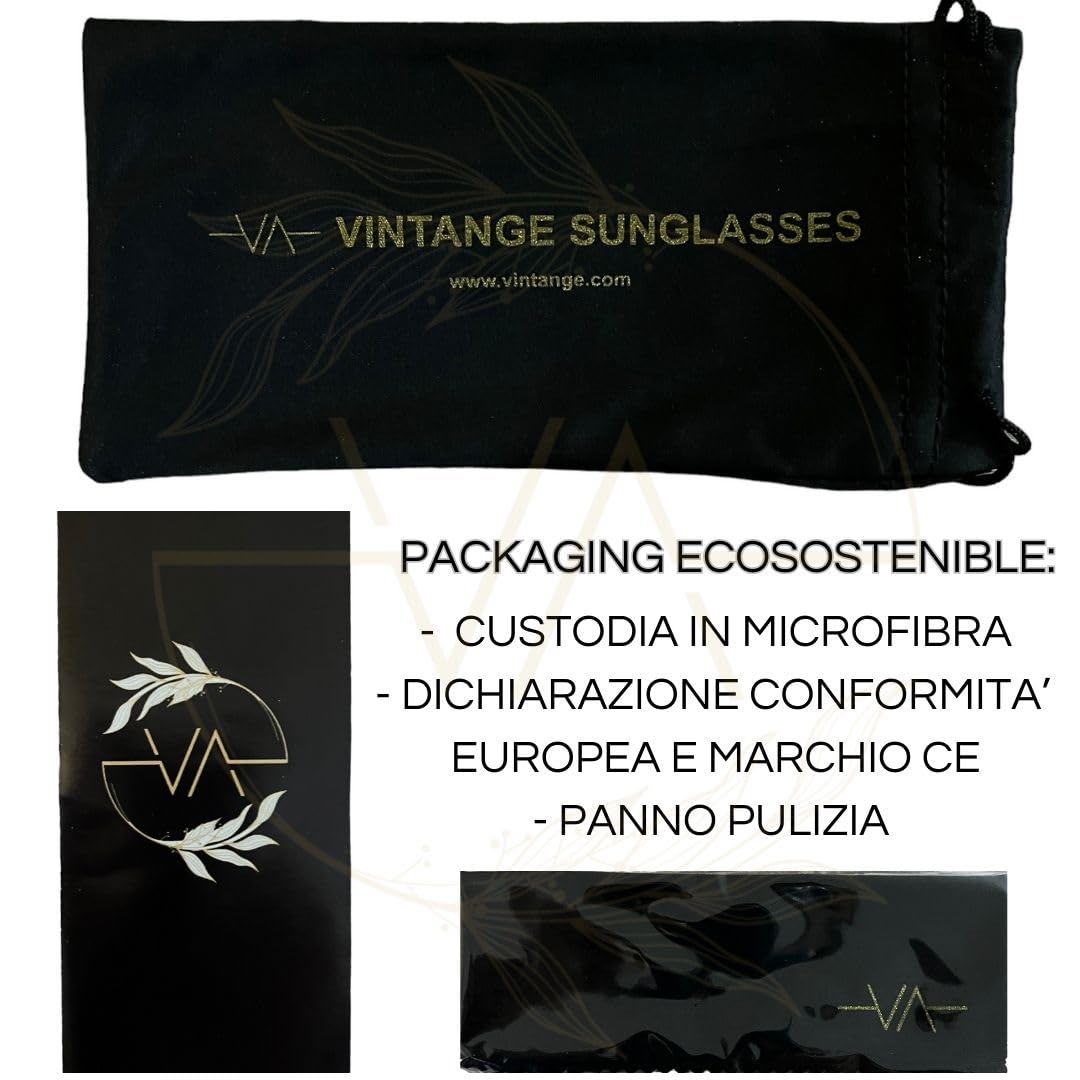 Vintange Sunglasses OCCHIALI DA SOLE MODELLO PRAGA FRADA DRADA UV 400 NOVITÀ 2023 GRANDI QUADRATI OVALI
